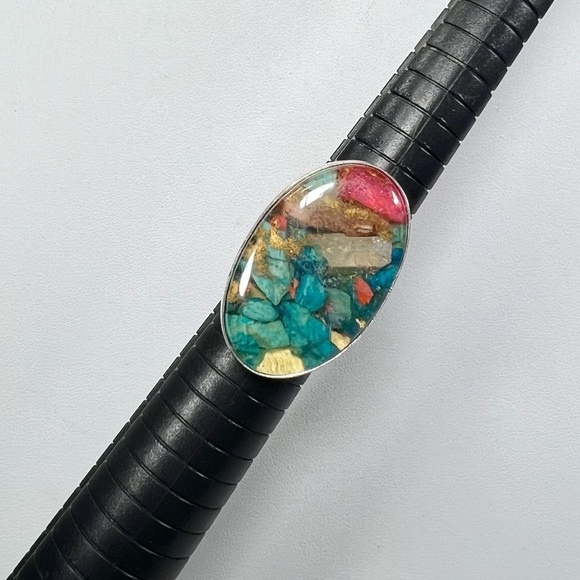Jewelry - Oyster Turquoise 925 Ring size 8